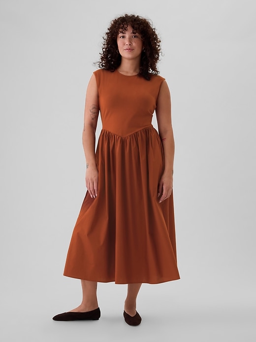 Image number 5 showing, Drop-Waist Midi Dress