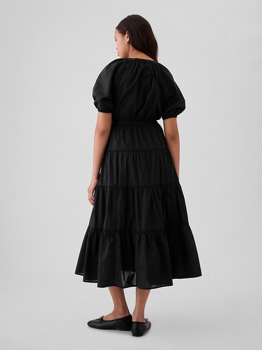 Image number 2 showing, Tiered Maxi Shirtdress