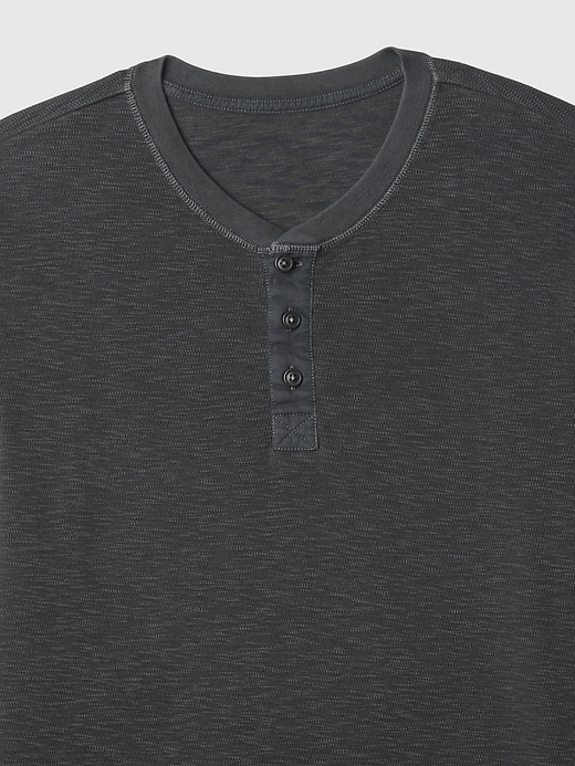 Image number 4 showing, Waffle Henley T-Shirt