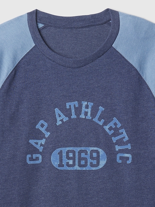 Image number 4 showing, Gap Athletic Logo Raglan T-Shirt