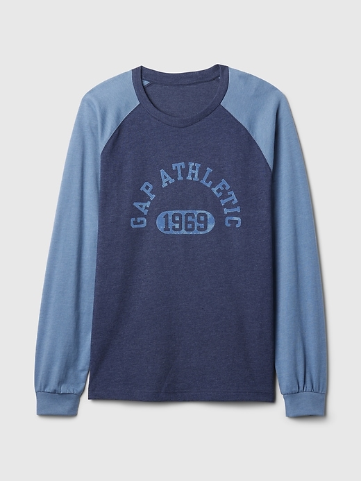 Image number 5 showing, Gap Athletic Logo Raglan T-Shirt