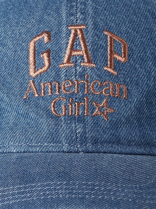 Image number 2 showing, Gap &#215 American Girl Logo Denim Baseball Hat