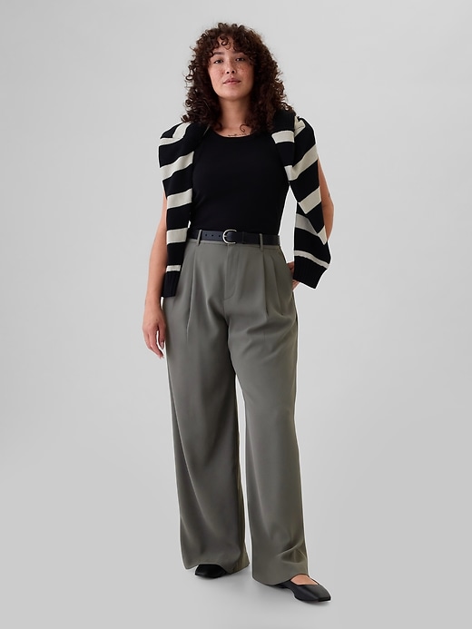 Image number 5 showing, 365 High Rise Pleated Trousers