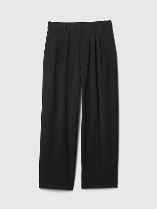 Image number 7 showing, 365 High Rise Brushed Twill Pleated Taper Trousers