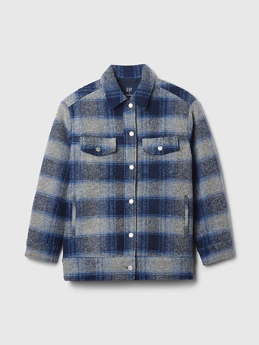 Image number 5 showing, Wool Boyfriend Shirt Jacket