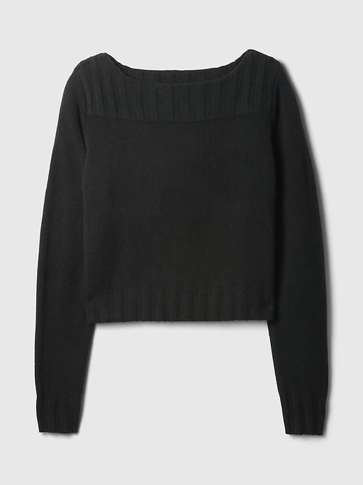 Image number 5 showing, CashSoft Boatneck Sweater