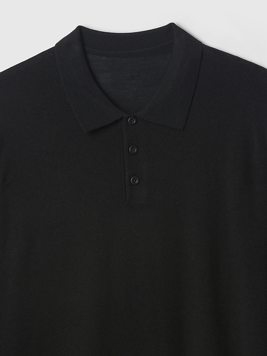 Image number 4 showing, Merino Polo Sweater