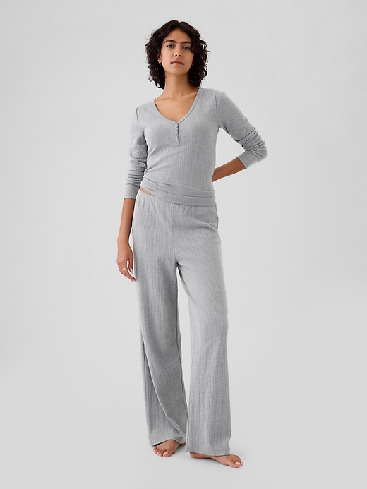 Image number 1 showing, Pointelle PJ Pants