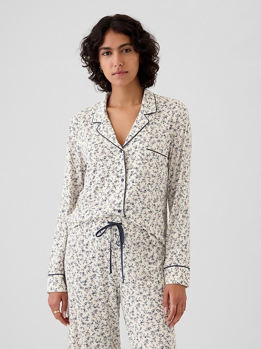 Image number 1 showing, Modal Pajama Shirt