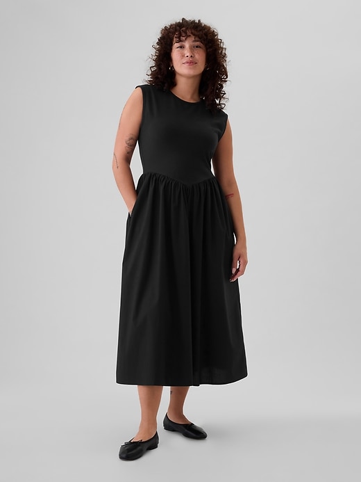 Image number 5 showing, Drop-Waist Midi Dress