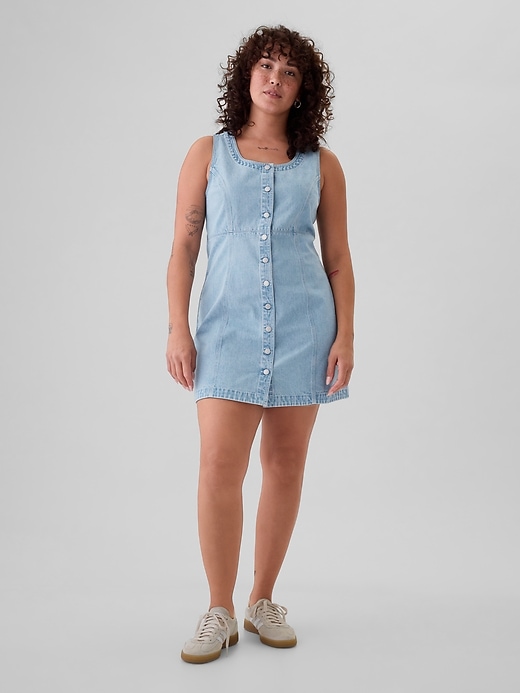 Image number 5 showing, Denim Mini Dress