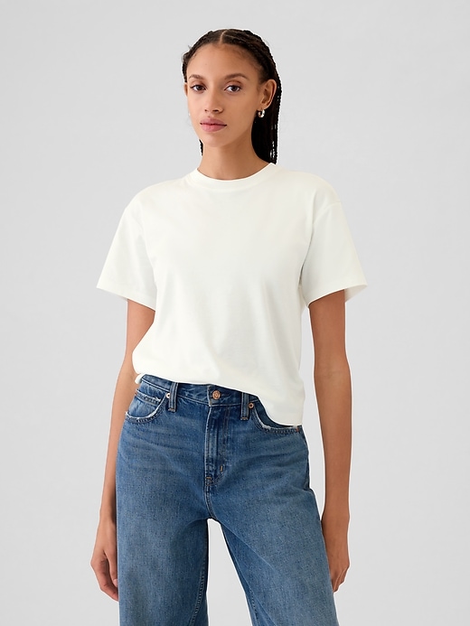 Image number 1 showing, Supima® Relaxed T-Shirt