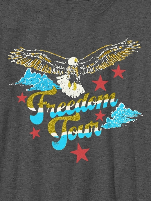 Image number 2 showing, Kids Freedom Tour Eagle Graphic Tee