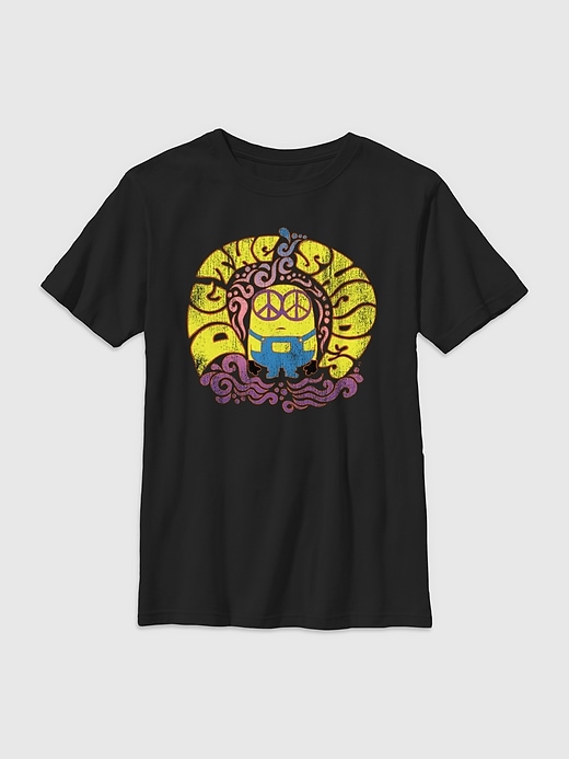 Image number 1 showing, Kids Minions Hippie Graphic Tee