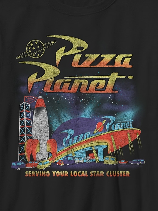 Image number 2 showing, Kids Toy Story Pizza Planet Graphic Tee