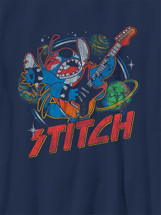 Image number 2 showing, Kids Lilo and Stitch Rock and Roll Graphic Tee