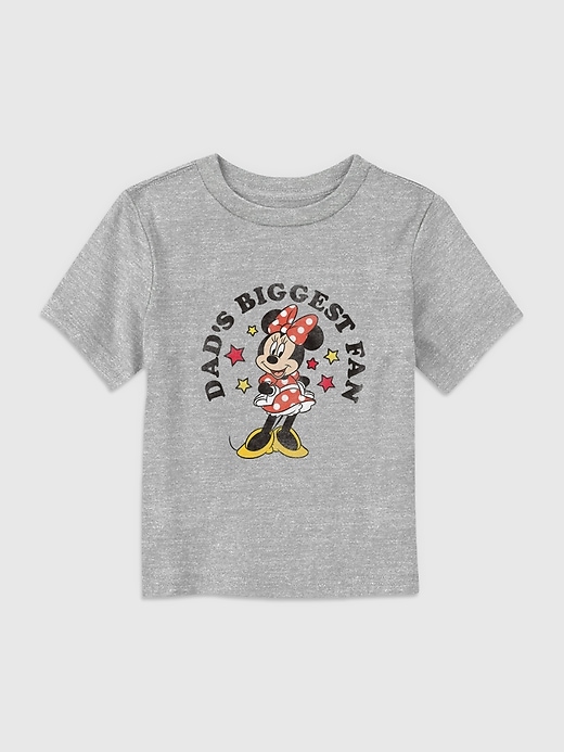 Image number 1 showing, Toddler Minnie Mouse Dads Biggest Fan Graphic Tee