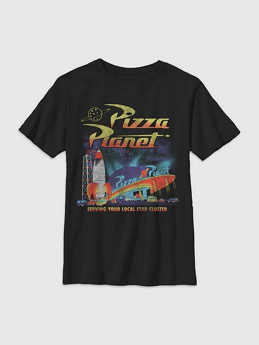 Image number 1 showing, Kids Toy Story Pizza Planet Graphic Tee