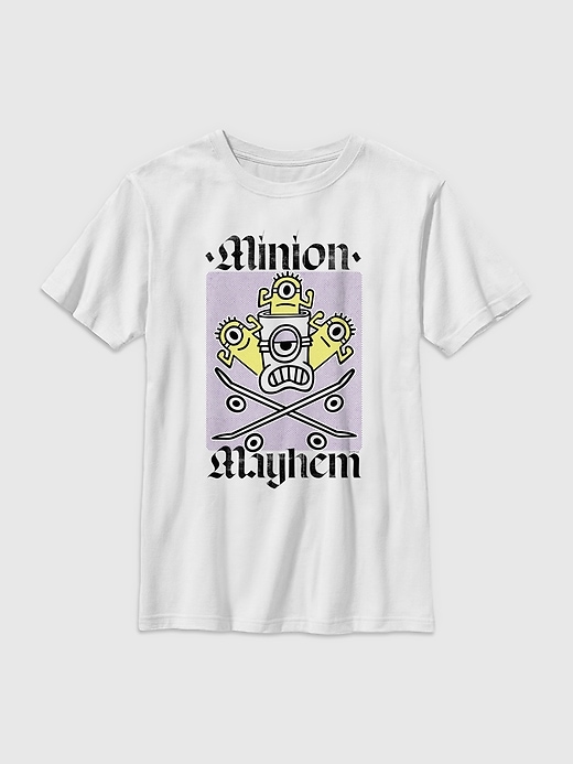 Image number 1 showing, Kids Minions Skater Graphic Tee