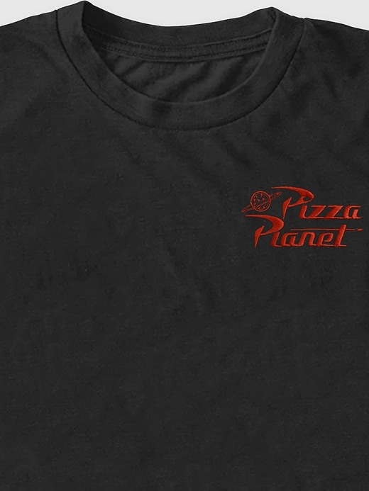 Image number 2 showing, Toy Story Pizza Planet Embroidered Graphic Tee