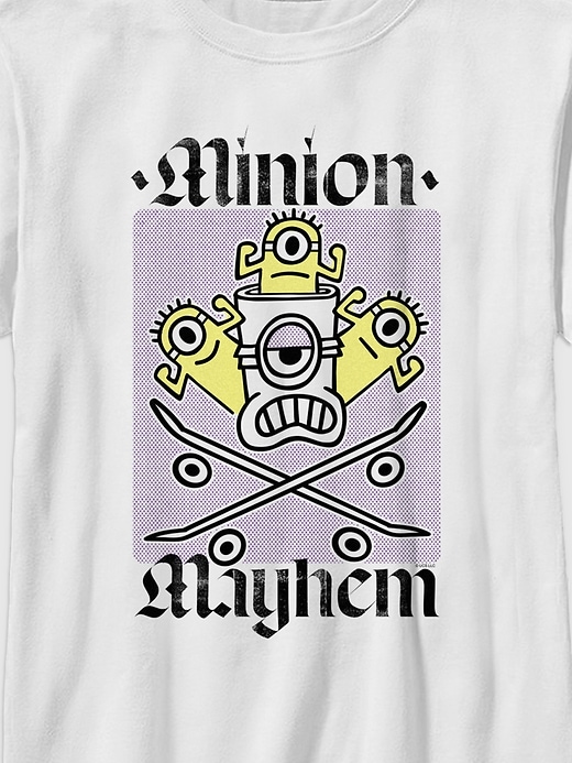 Image number 2 showing, Kids Minions Skater Graphic Tee