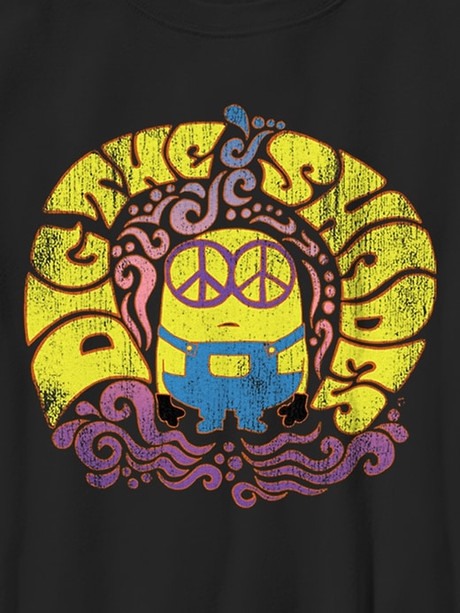 Image number 2 showing, Kids Minions Hippie Graphic Tee