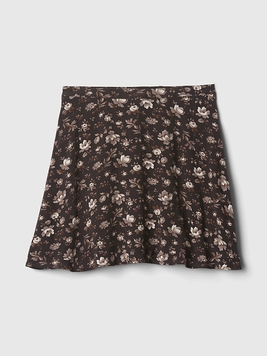 Image number 5 showing, Crepe Floral Mini Skirt