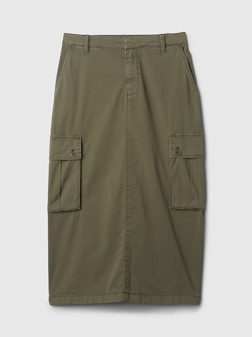 Image number 5 showing, Utility Cargo Midi Skirt