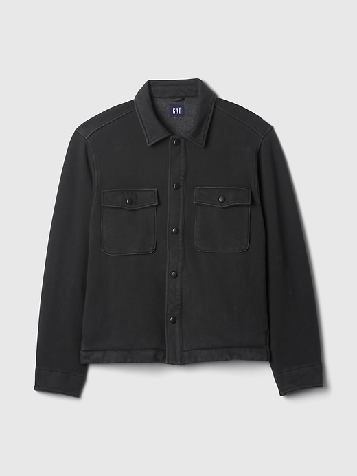 Image number 5 showing, Heavyweight Fleece Shirt Jacket