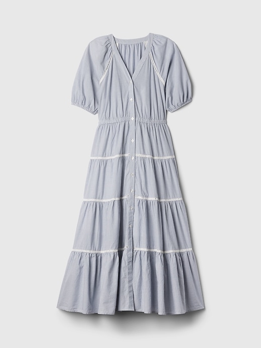 Image number 7 showing, Tiered Maxi Shirtdress