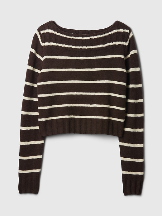 Image number 5 showing, CashSoft Boatneck Sweater