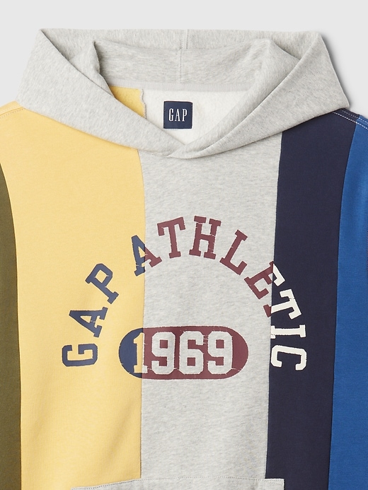 Image number 4 showing, Colorblock Athletic Logo Hoodie