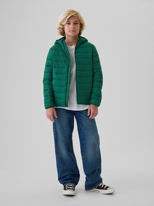 Image number 7 showing, Kids Recycled Lightweight PrimaLoft® Puffer Jacket