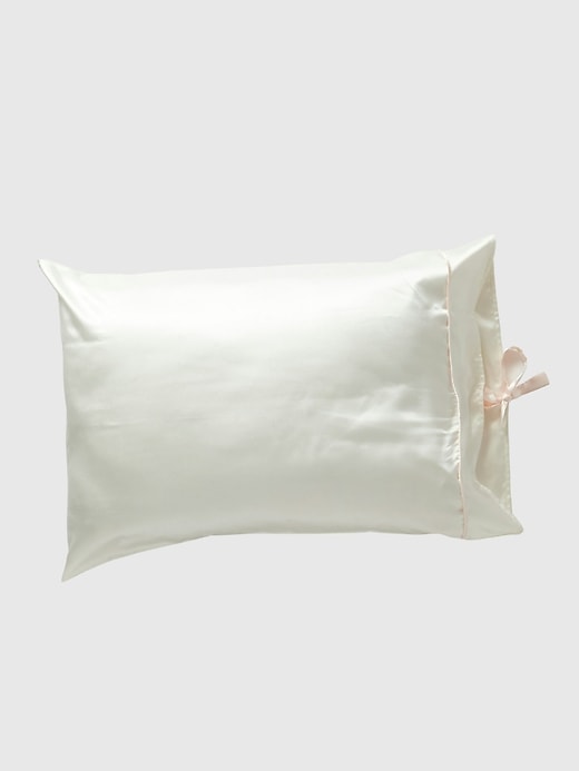 Image number 4 showing, Mersea Satin Sailor Pillowcase