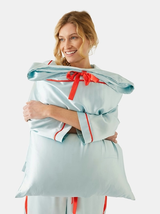 Image number 2 showing, Mersea Satin Sailor Pillowcase