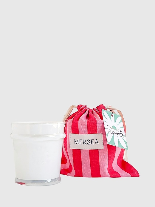 Image number 1 showing, Mersea Cabana Flower Sandbag Candle