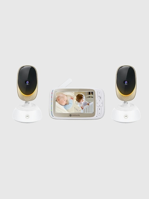 Image number 2 showing, Motorola VM85 2 Connect WiFi Video Baby Monitor Two Camera Set with Light