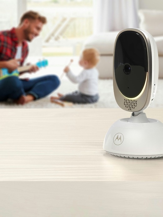 Image number 3 showing, Motorola VM85 2 Connect WiFi Video Baby Monitor Two Camera Set with Light