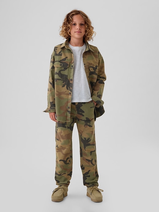 Image number 3 showing, Kids Camo Utility Shirt