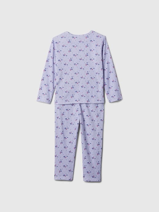 Image number 2 showing, babyGap Recycled Pointelle PJ Set