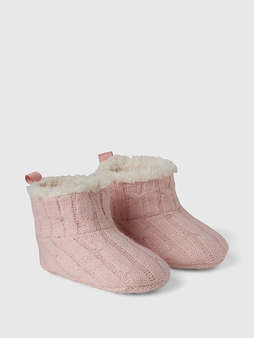 Image number 2 showing, Baby CashSoft Cozy Sweater Booties