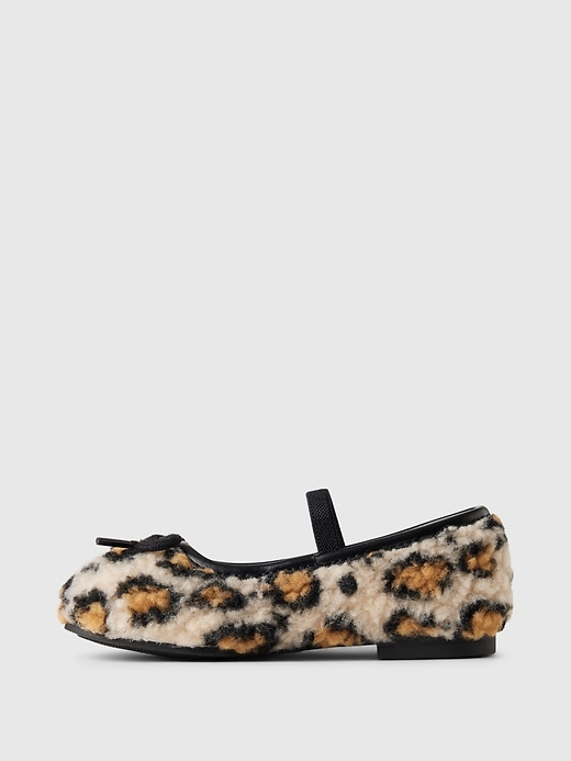 Image number 5 showing, babyGap Sherpa Leopard Ballet Flats