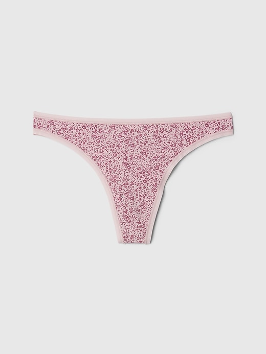 Image number 3 showing, Organic Stretch Cotton Thong