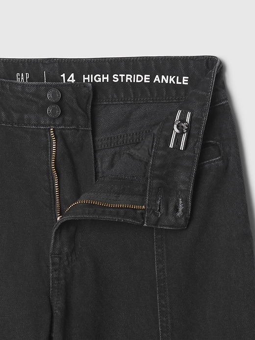 Image number 4 showing, Kids High Rise Stride Wide-Leg Jeans