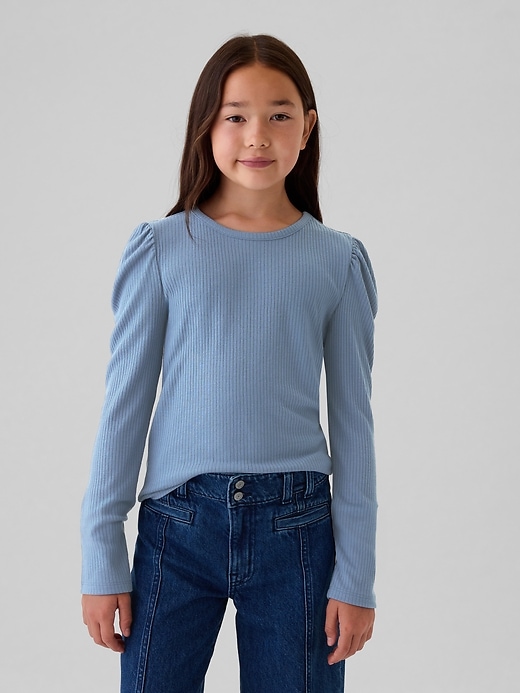 Image number 1 showing, Kids Softspun Ribbed Top