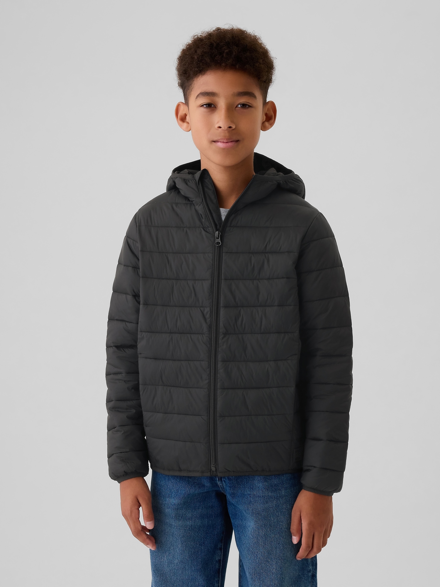 Kids Recycled Lightweight PrimaLoft Puffer Jacket Gap