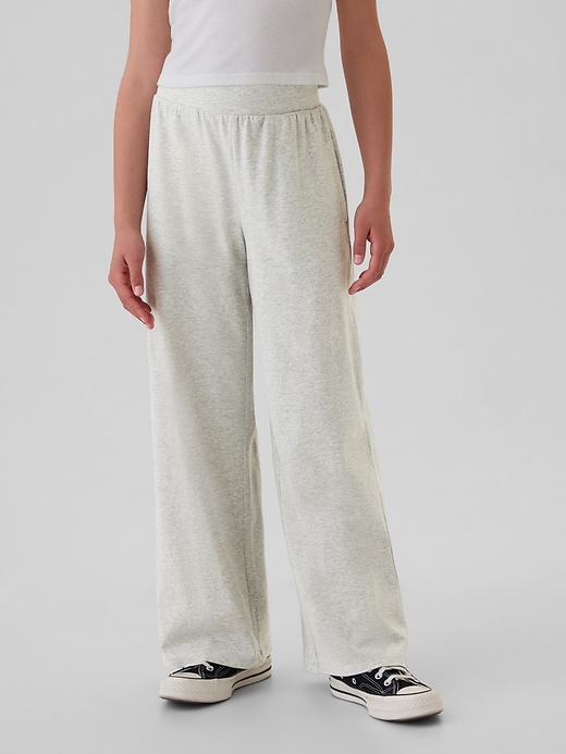 Image number 3 showing, Kids Wide-Leg Pull-On Pants