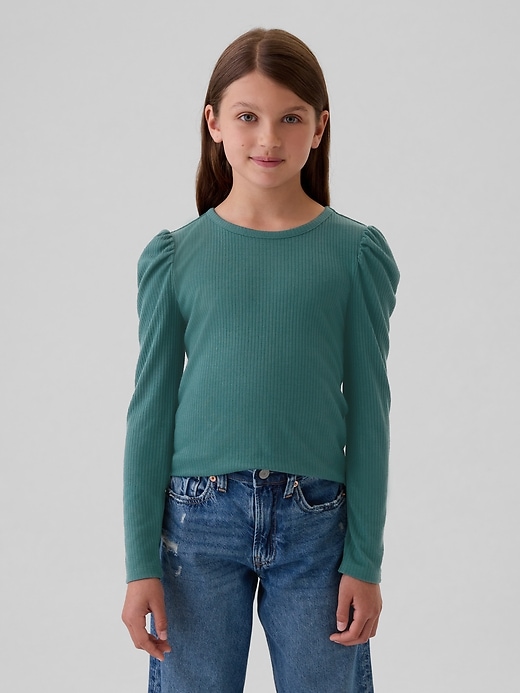 Image number 1 showing, Kids Softspun Ribbed Top