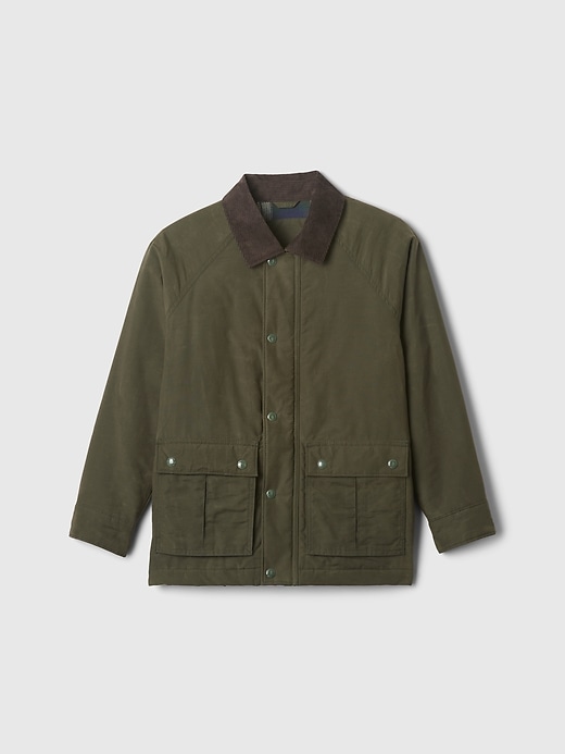 Image number 5 showing, Kids Waxed Canvas Field Jacket