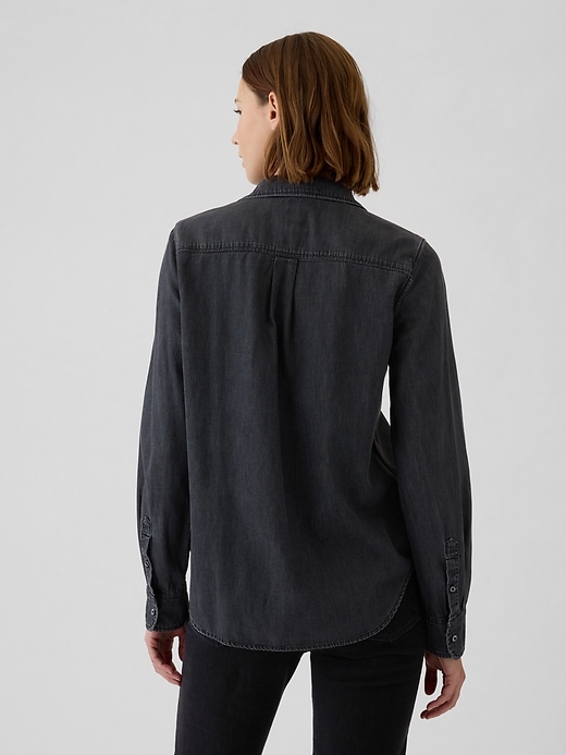 Image number 2 showing, Organic Cotton Denim Classic Shirt